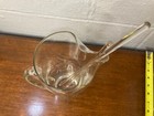 Vintage Mcm Floral Etched Glass Cocktail Martini Pitcher   2 Stirrer