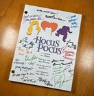 Hocus Pocus Script Cast-signed- Autograph Reprints - Full Script - 112 Pages