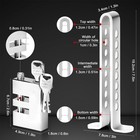 Stainless Steel Brake Pedal Lock Security Car Auto Clutch Lock Anti-theft W 3key