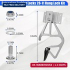 Werner 24-32ft Extension Ladder Lock 28-11 Kit Compatible With Aluminum   Fiberg
