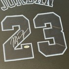 Framed Michael Jordan Signed Jersey Autographed Chicagobulls Mvp  23 W  Holo Coa