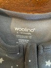 Woolino 4 Seasons Organic Cotton merino Wool Sleep Bag 6-18m Gray Stars Unisex