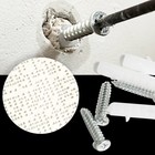 20 Packs Drywall Masonry Anchor Repair Kit Quick Fix Wall Anchors 5cm  White