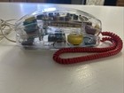 Vintage Clear See Through Bellsouth Metrolight Telephone By Fun Products 80-90s