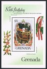 Grenada 1298-1300 1301 mnh  Mi 1302 1396 bl 142  Queen Mother Elizabeth 85 1985 