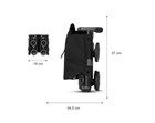 Gb Pockit  All-terrain  Ultra Compact Lightweight Travel Stroller With Canopy