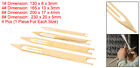 4pcs Netting Needle Shuttles Kit Fishing Net Repair Mending Tool