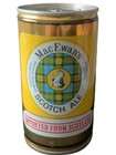 Vintage Beer Can Mac Ewan   s Scotch Ale Edinburgh Scotland Pull Top Empty