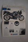 Suzuki Gsx750f Motorcycle Sales Brochure Oct 1992 French Text