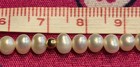 Beautiful 3-strand Cultured Pearl Necklace 30  Long W 14k Clasp And 28 14k Beads