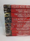 The Witcher 8 Book Set By Andrzej Sapkowski Complete Series Paperback New  read 