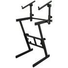 On-stage Stands Folding Heavy-duty Dual-tier Z Stand