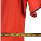 Vtg Orange Floral Embroidered Kaftan Maxi Dress S m Tunic V Neck Short Sleeve