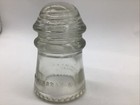 Hemingray-vintage Clear Glass Insulator No  9- Made In Usa B12-0