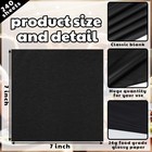 Estune 240 Sheets Deli Paper Wax Paper Sheets  Black  7 X 7 Inch