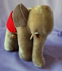 Antique Rare Early Hermann Elephant Plush Germany Mini Tag Bell Medalion 4 