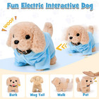 14pcs Robot Dog Toys For Kids Girls Boys 3-6  Realistic Electronic Interactive P