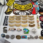 Large Lot Harley-davidson H o g  Patches Pins Badges Biker Vintage
