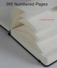 Thick Bullet Notebook With 366 Numbered Pages  A5 Dotted Journal For Writing    