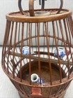 Small Wooden Chinese Antique Bird Cage
