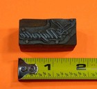 Antique Vtg Majestic Eagle Bird Letterpress Print Type Ornament Cut Stamp Block