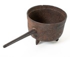 Antique Primitive Cast Iron 3-leg Spider smelting Pot