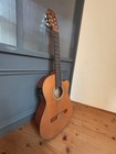 Lumber Spruce Body Acoustic Electric Guitar With Case