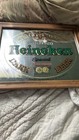 Vintage Brytone Heineken Mirror Picture With Stamp