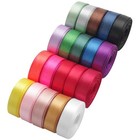 20 Colors 100 Yard Satin Ribbon Fabric Ribbon Assorted Ribbon Rolls  3 8 Inch Wi
