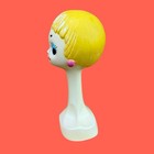 Vtg Retro  1960   s Blond  Twiggy Head Display Stand