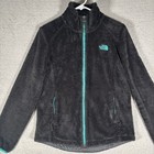 The North Face Osito 2 Full Zip Fleece Jacket Women Size S Black Hiking Outdoors
