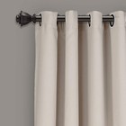 Insulated Grommet Blackout Window Curtain Panels  Pair  52  W X 95  L  Wheat    