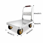 Foldable Cart Dolly Moving Platform Hand Truck Heavy Duty Flat Bed Wagon