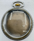 Antique 16 Size Keystone Open Face Pocket Watch Case Chrome Platedengraved Usa