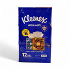 Kleenex Ultra Soft 3-ply Facial Tissues 72 Tissues Cube Boxes - 12 Count