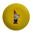 Kiss That Frog Gnome With Accordion Plate Bowl Mug Cleen Yellow Raised