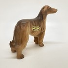 Hagen Renaker Dw Afghan Dog Monicle 4  Matte Finish Original Label