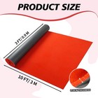 1 Pcs Extra Thick Red Carpet Runner For Party 3 X10 Ft Heavy Duty Aisle Runwa   
