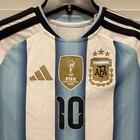Adidas Argentina Lionel Messi  10 Soccer Jersey Youth Size M Fifa Champions 2022