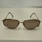 Vintage Luxottica Mabel Gepharvest Eyeglasses Gold Frame 56-15-130 Made In Italy