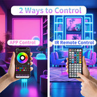 100ft Led Strip Lights  Smart Light With App Remote Control  Rgb Led Lights For