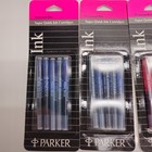 Parker Super Quink Ink Cartridges Lot 4 2 Blue 2 Red Nos Refill 30120 30130