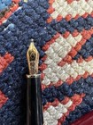 Montblanc Meisterstuck Classic 4810 14k Gold Burgundy Fountain Pen Ships Fast   