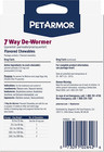 Dog De-wormer 7-way Chewables Large Dogs - Tapeworm Roundworm Control Over 25lbs