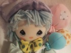 Clown Precious Moments Doll Balloon Plush Baby Pull String Musical Crib Toy Rare