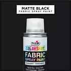 Tulip Colorshot Instant Fabric Color 3oz Dyeing Desing Spray Paint Black
