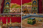Islamic Mecca Kaaba Tapestry 58x39 Large Wall Rug Mosque Prayer Decor