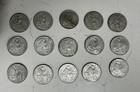 Peru Un Sol Silver Coin - 1920 - 1934 Lot Of 15 