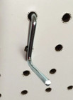  50 Pack  Angle 1 1 2  Metal Peg Garage Hanger Hooks   1 8 To 1 4 Inch Pegboard