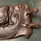 Antique Cast Iron  Parlor   Stove Door 
